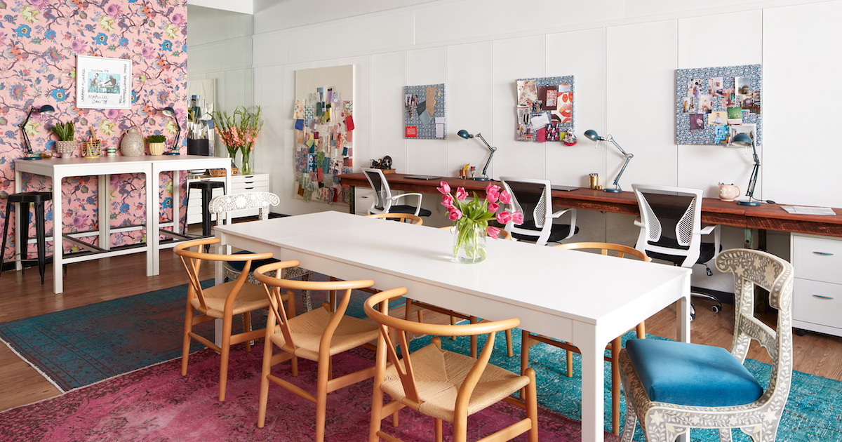 Designer Michelle Gage’s Daring, Vibrant Office Tour